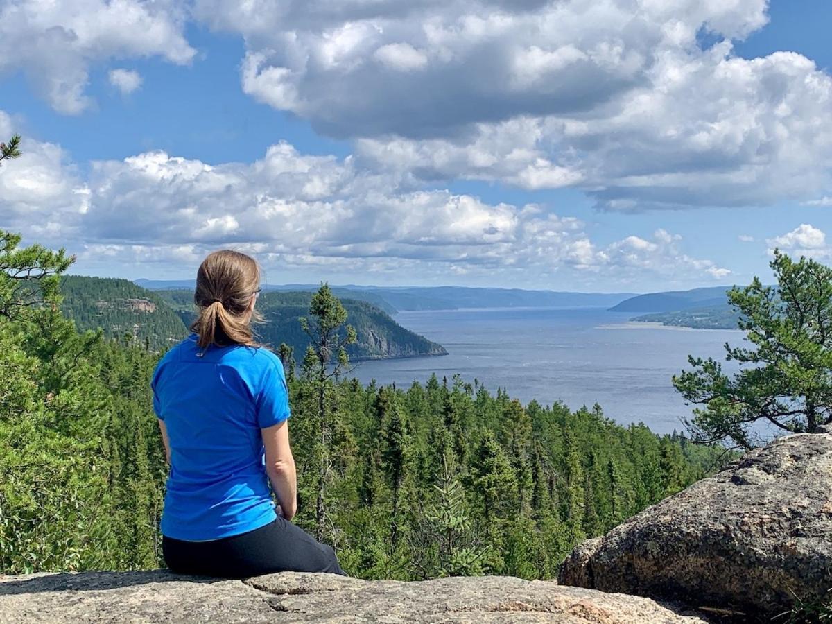 Motel De L'Anse A L'Eau Tadoussac Exteriör bild